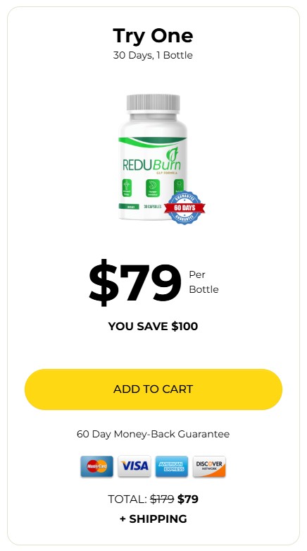 ReduBurn  1-Bottle Price